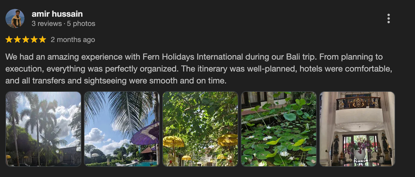 Google review – Anita Patel